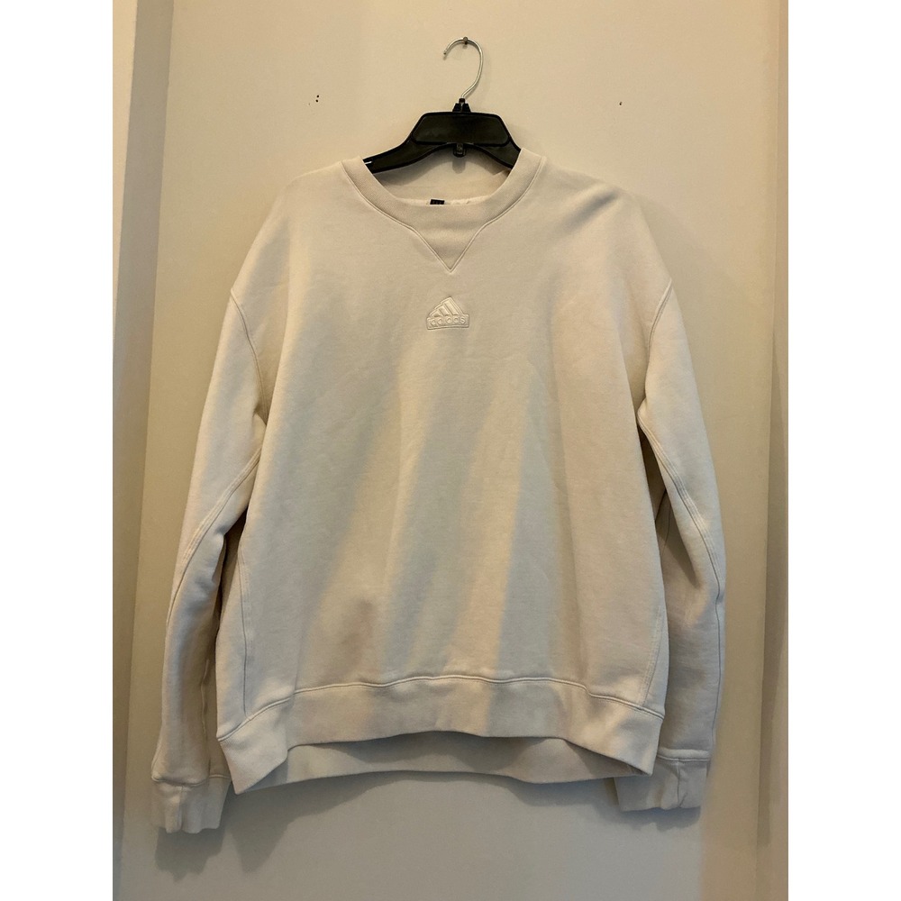 Adidas beige pullover sweatshirt XL